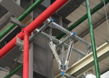 坡头该抗震支架的整体式支吊架结构协调性好